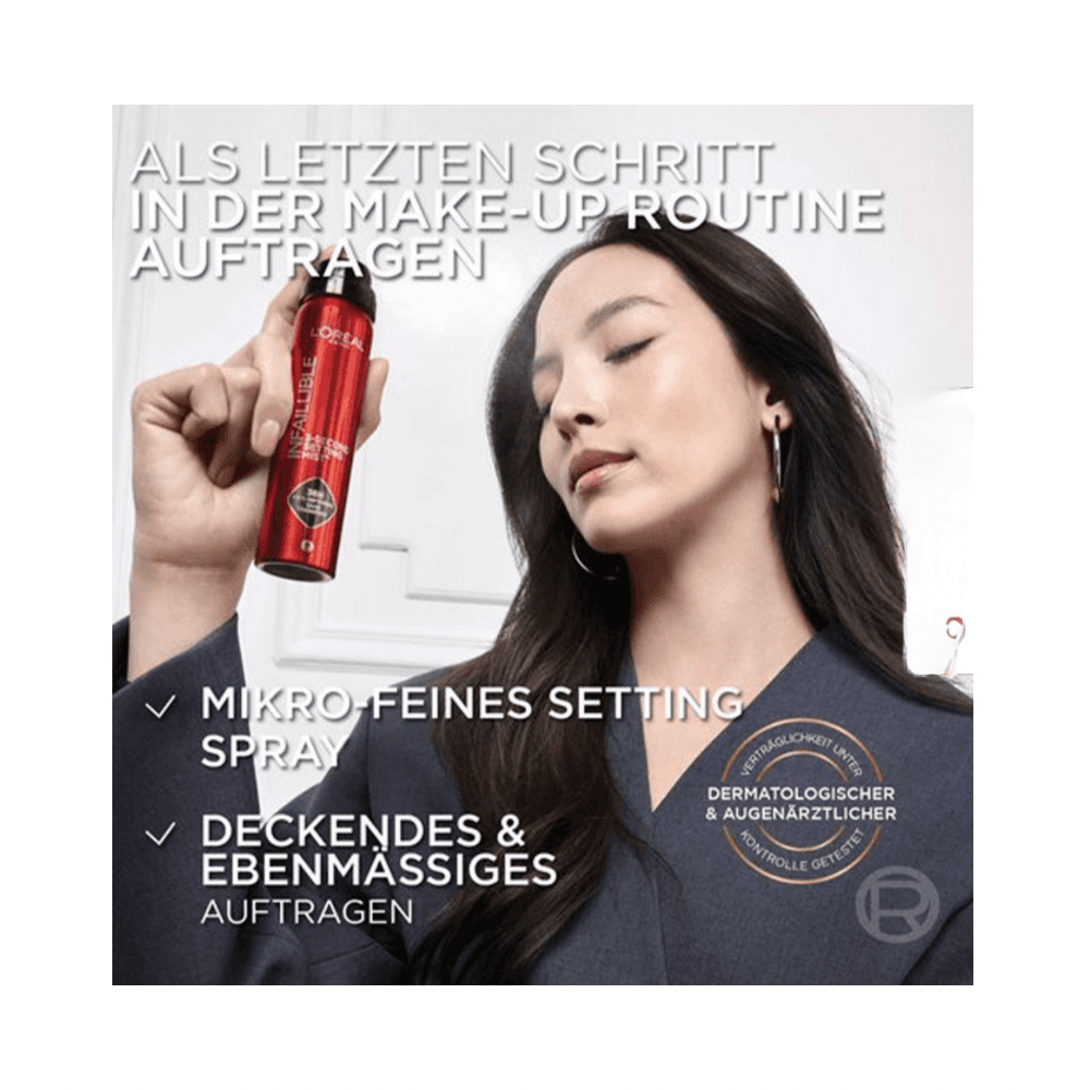 اسپری فیکس آرایش لورآل اینفالیبل L’Oréal Infaillible — تصویر ۳