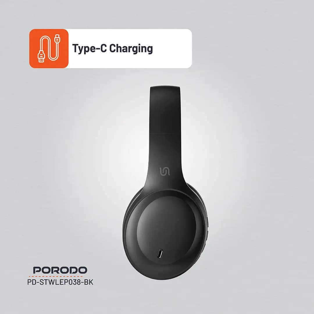 هدست بی سیم پرودو مدل Porodo Soundtec Primo Wireless Headphone — تصویر ۵