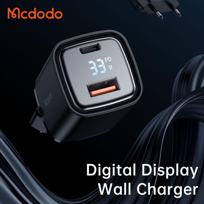 شارژر دیواری 2 پورت 33 وات مک دودو مدل MCDODO CH-170 — تصویر ۲