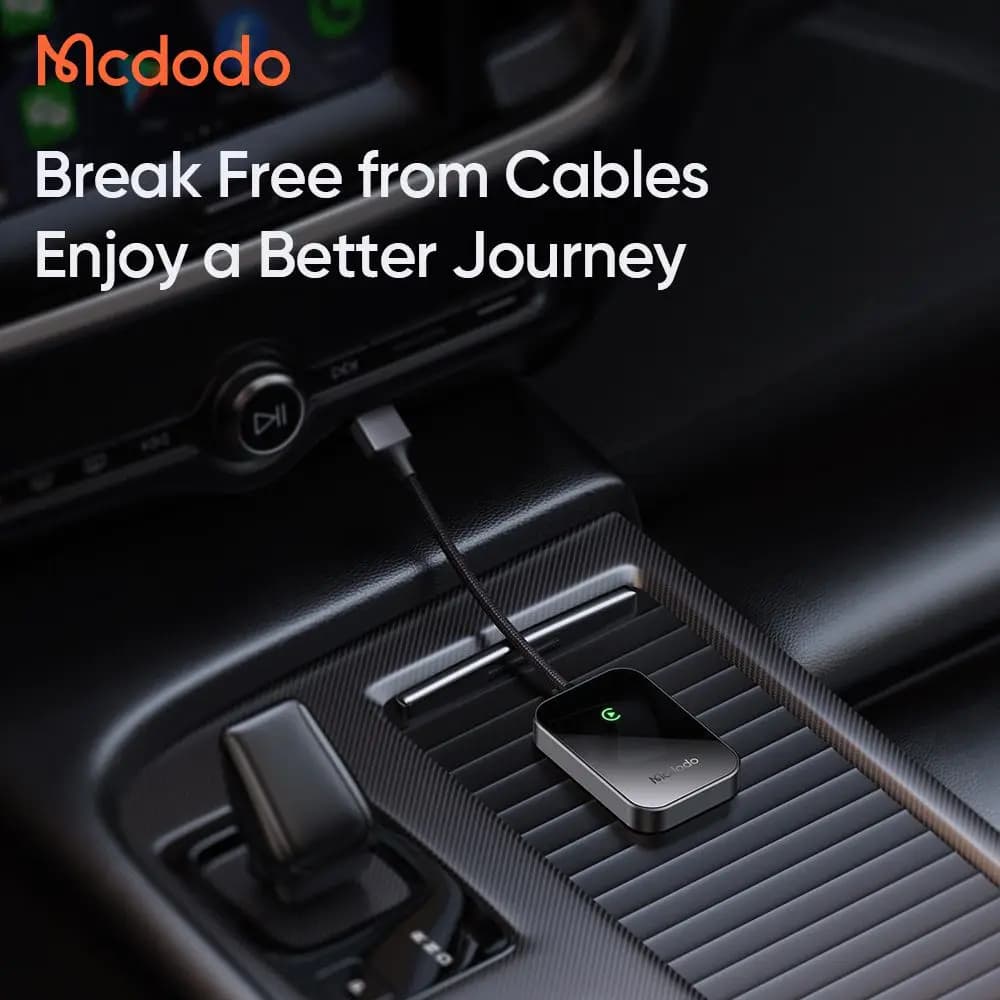 دانگل وایرلس کارپلی اپل مختص خودرو برند مک دودو مدل MCDODO CA-7210 — تصویر ۲