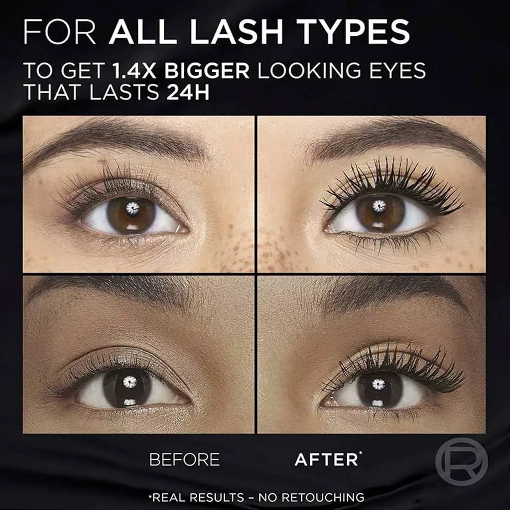 ریمل پانوراما لوریل مشکی NIGHT BLACK( لورآل ) پاناروما L’Oréal Panorama Mascara — تصویر ۳
