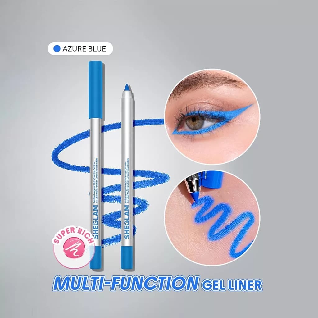 خط چشم ژلی شیگلم در چندین رنگ SHEGLAM Bolding Longwear Multi-Function Gel Liner — تصویر ۴