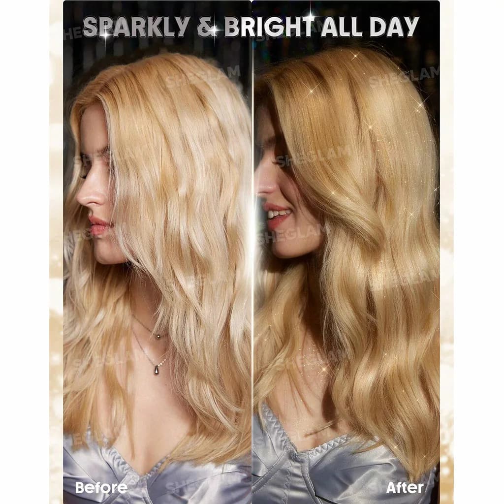گلیتر ( شاین ) مو و بدن شیگلم رنگ star quality — تصویر ۶