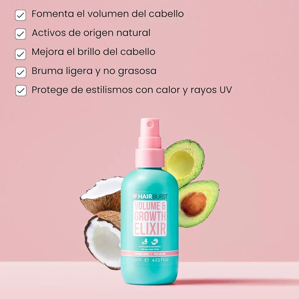 اسپری حجم دهنده و افزایش رشد مو هیربرست Hairburst Elixir — تصویر ۷