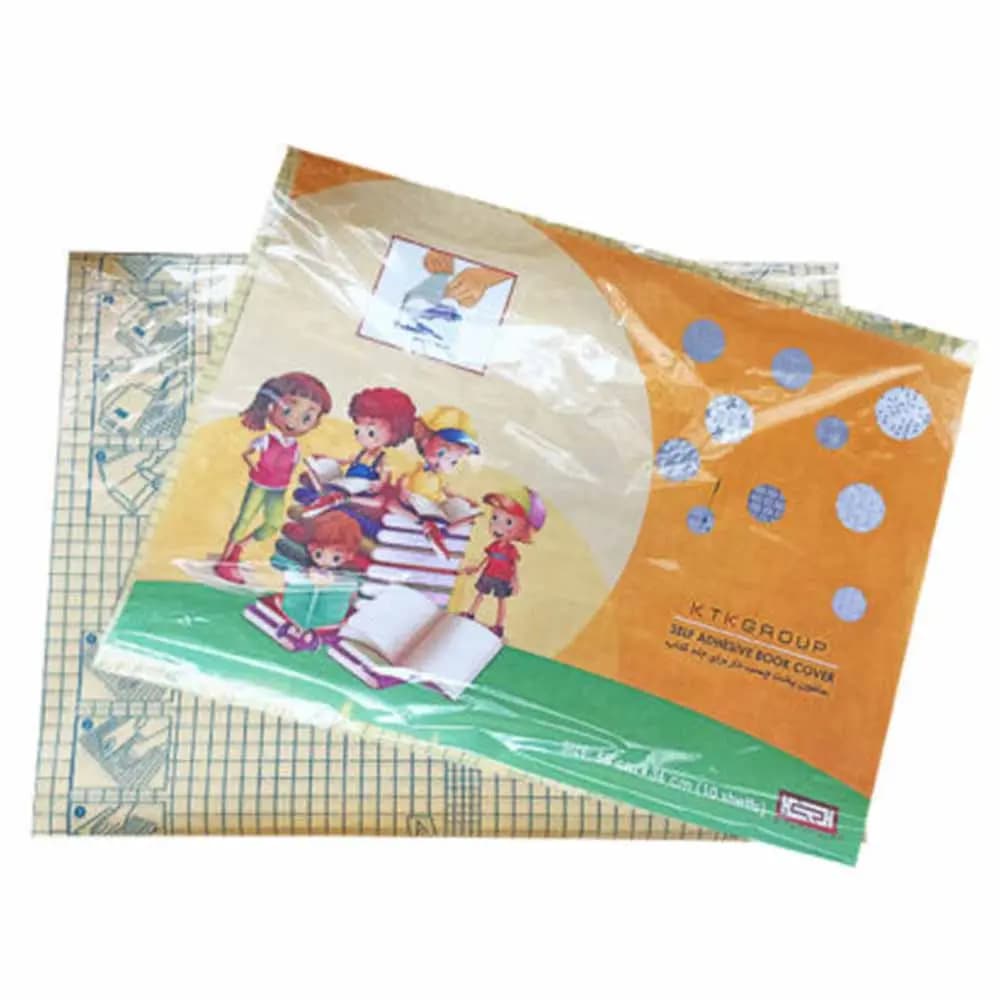 جلد چسبی آماده کتاب کاتیکا بسته 10 برگی