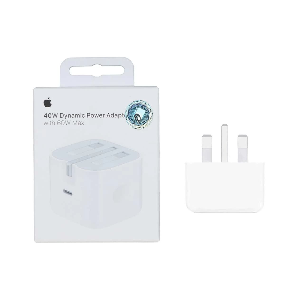 شارژر 40 وات اپل مدل 40W Dynamic Power Adapter with 60W Max – (گارانتی 6 ماهه شرکتی)