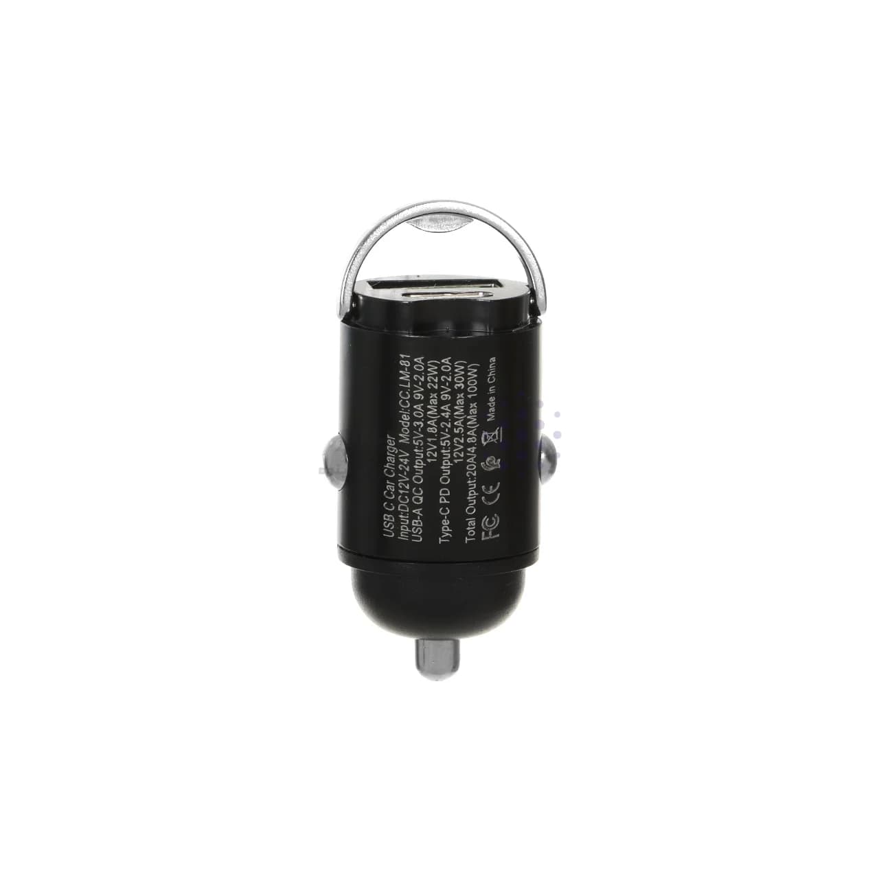 شارژر فندکی PD و فست دو پورت Liami مدل CC.LM-81 38W – مشکی (گارانتی شش ماهه شرکتی) — تصویر ۲