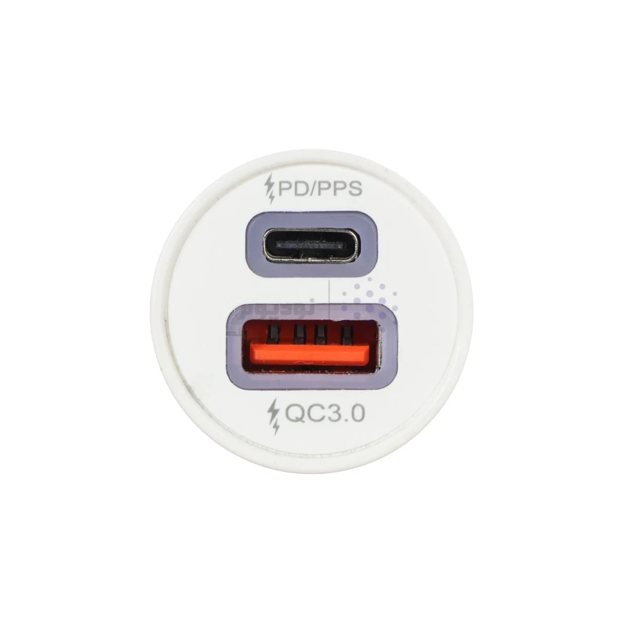 شارژر فندکی فست و PD دو پورت مدل CC(PD+QC) 38W – سفید – BSA — تصویر ۴