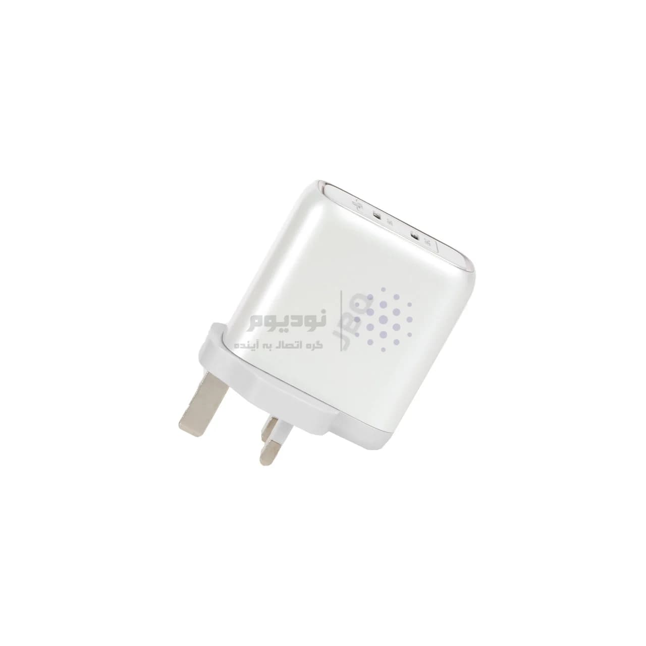 شارژر دیواری فست و PD دو پورت JBQ مدلSmart Chip+ HC-740 40W – سفید (گارانتی یکساله رصاصی) — تصویر ۲