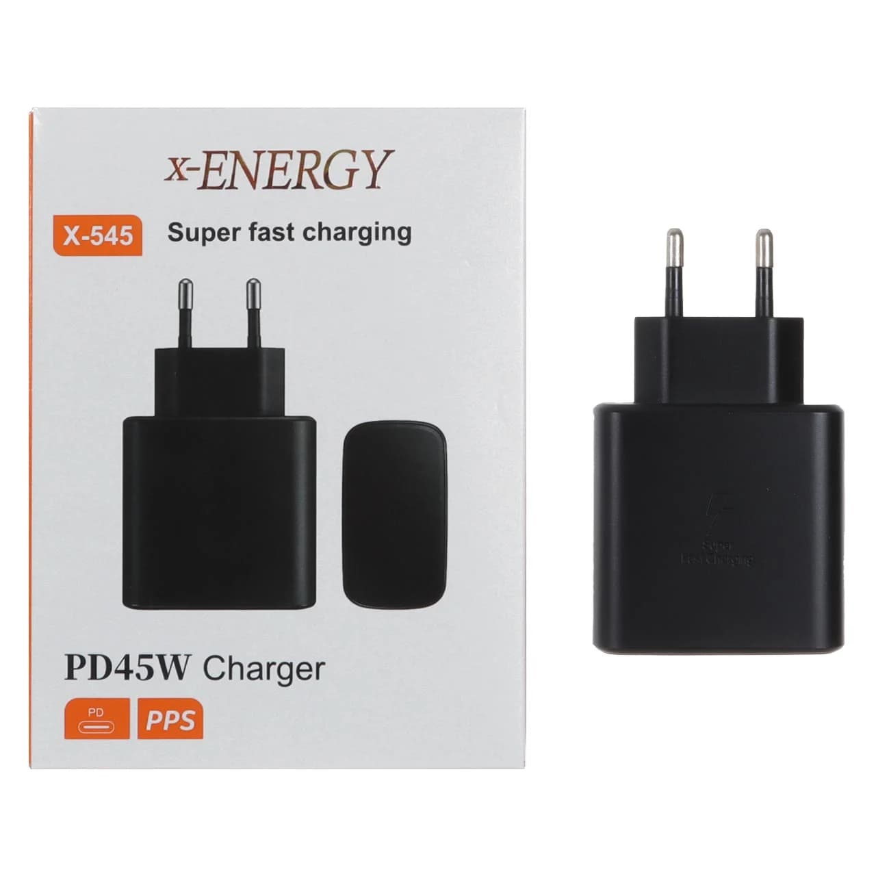 شارژر دیواری فست و PD تک پورت X-Energy مدل X-545 45W – مشکی (گارانتی IPM)