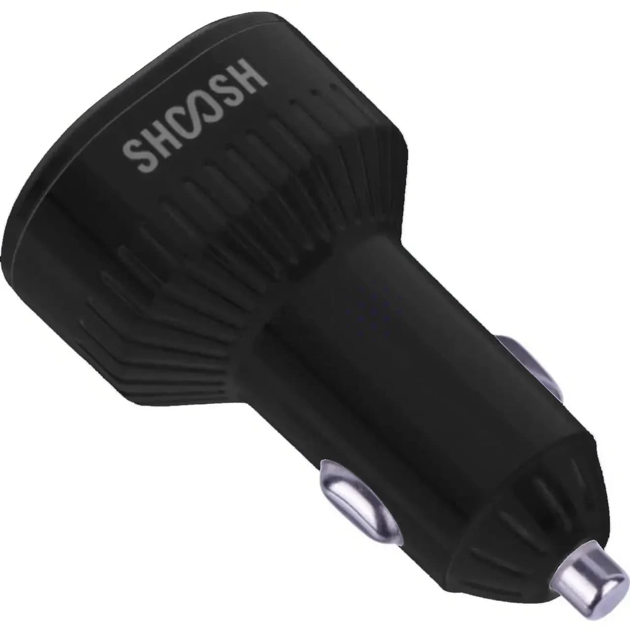 شارژر فندکی فست و PD دو پورت Shoosh مدل SH-806 67.5W – مشکی – SMO — تصویر ۳