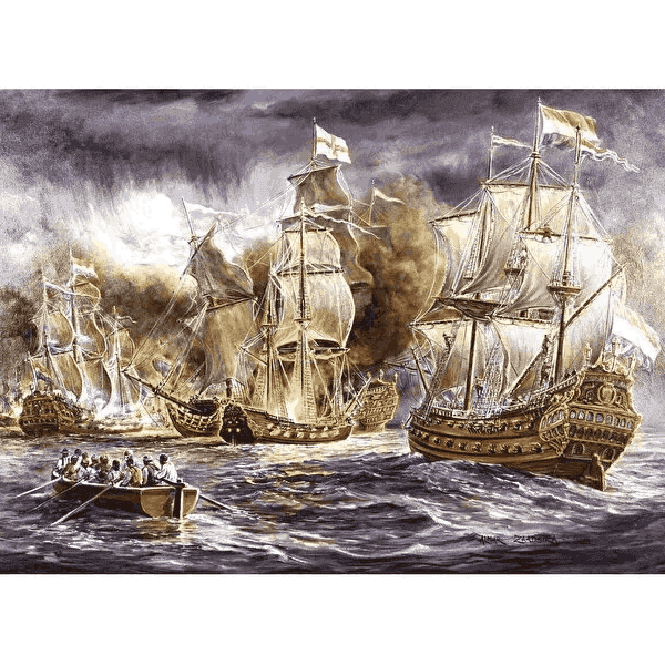 پازل 1500 تکه آرت پازل مدل Battleship War کد 4549 — تصویر ۲