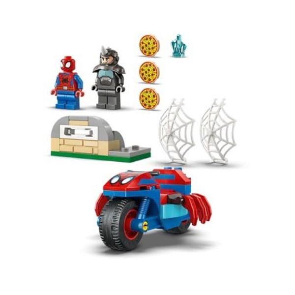 لگو سری مارول مدل Spidey on his Motorcycle vs. Rhino کد 11206 — تصویر ۴