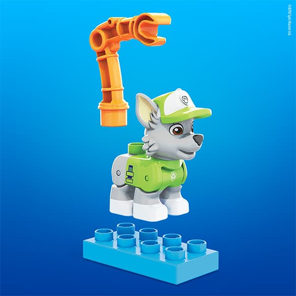 ست ساختنی MEGA BLOKS مدل PAW PATROL FIGURES ROCKY — تصویر ۳
