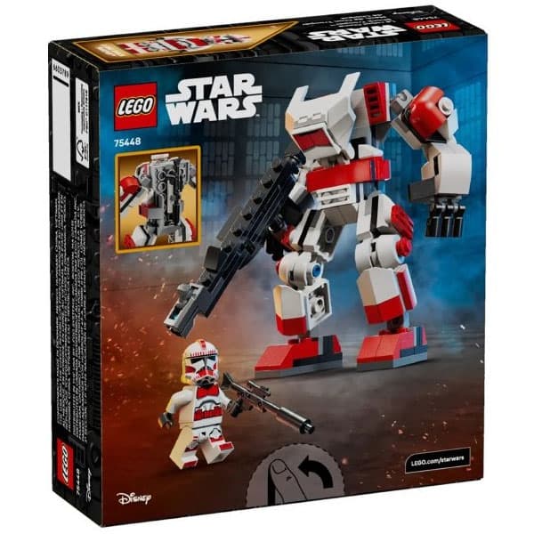 لگو سری استاروارز مدل Clone Shock Trooper Mech کد 75448 — تصویر ۶