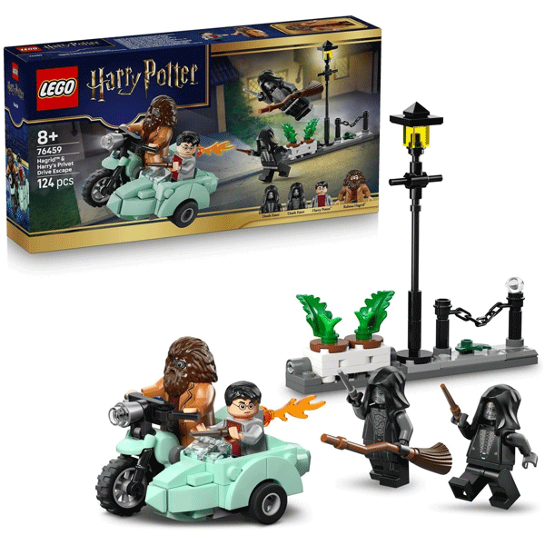 لگو سری هری پاتر مدل Hagrid & Harry’s Privet Drive Escape کد 76459