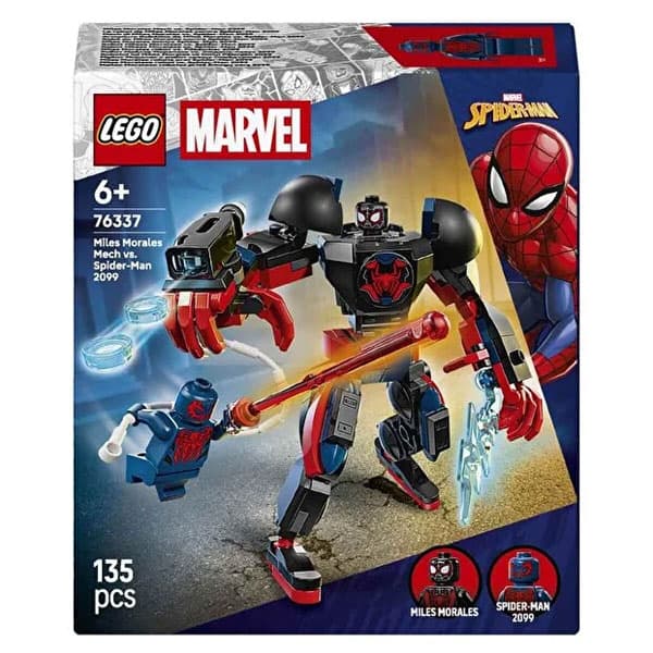 لگو سری مارول مدل Miles Morales Mech vs. Spider Man کد 76337 — تصویر ۳