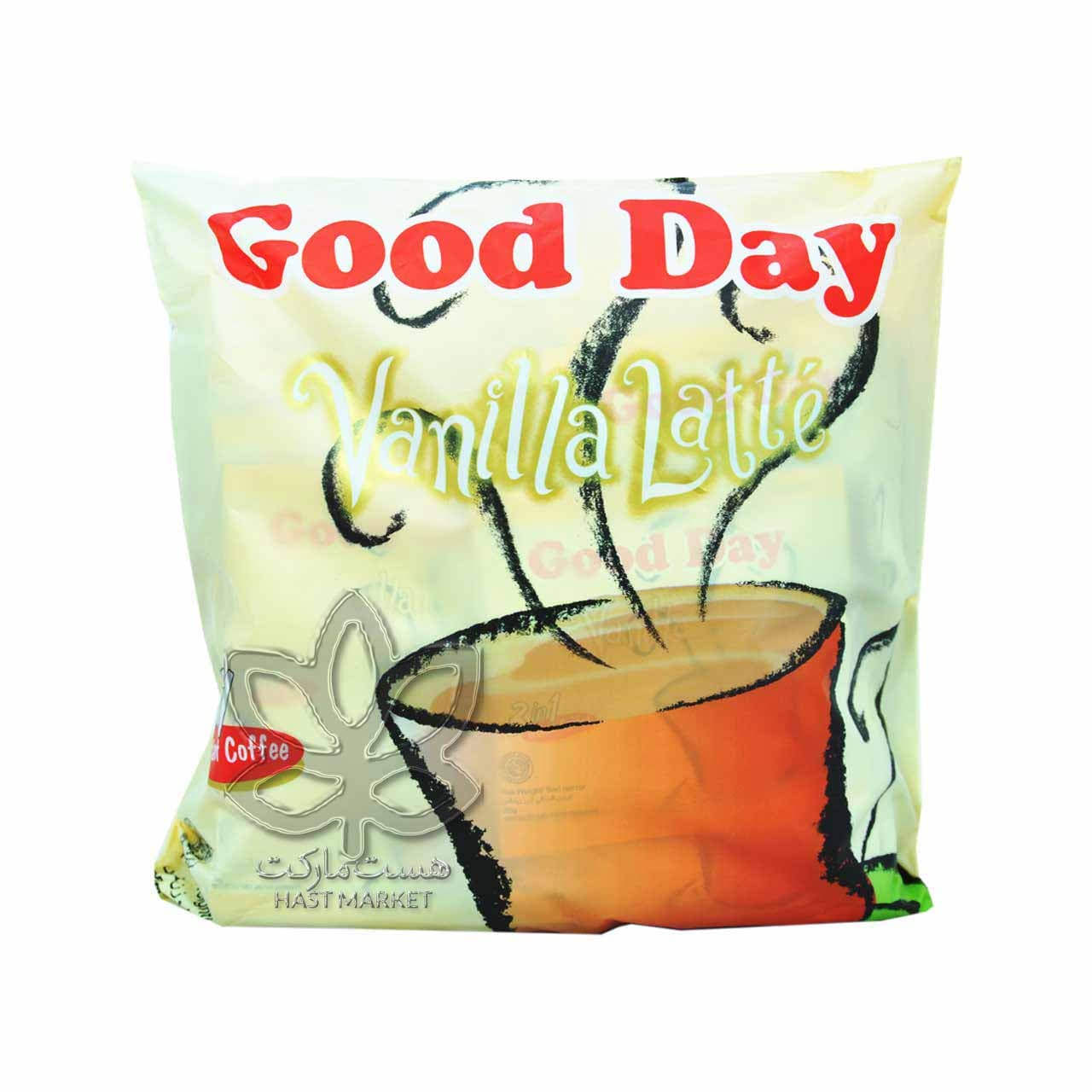 قهوه فوری وانیل لاته ۶۰۰ گرم گود دی – good day