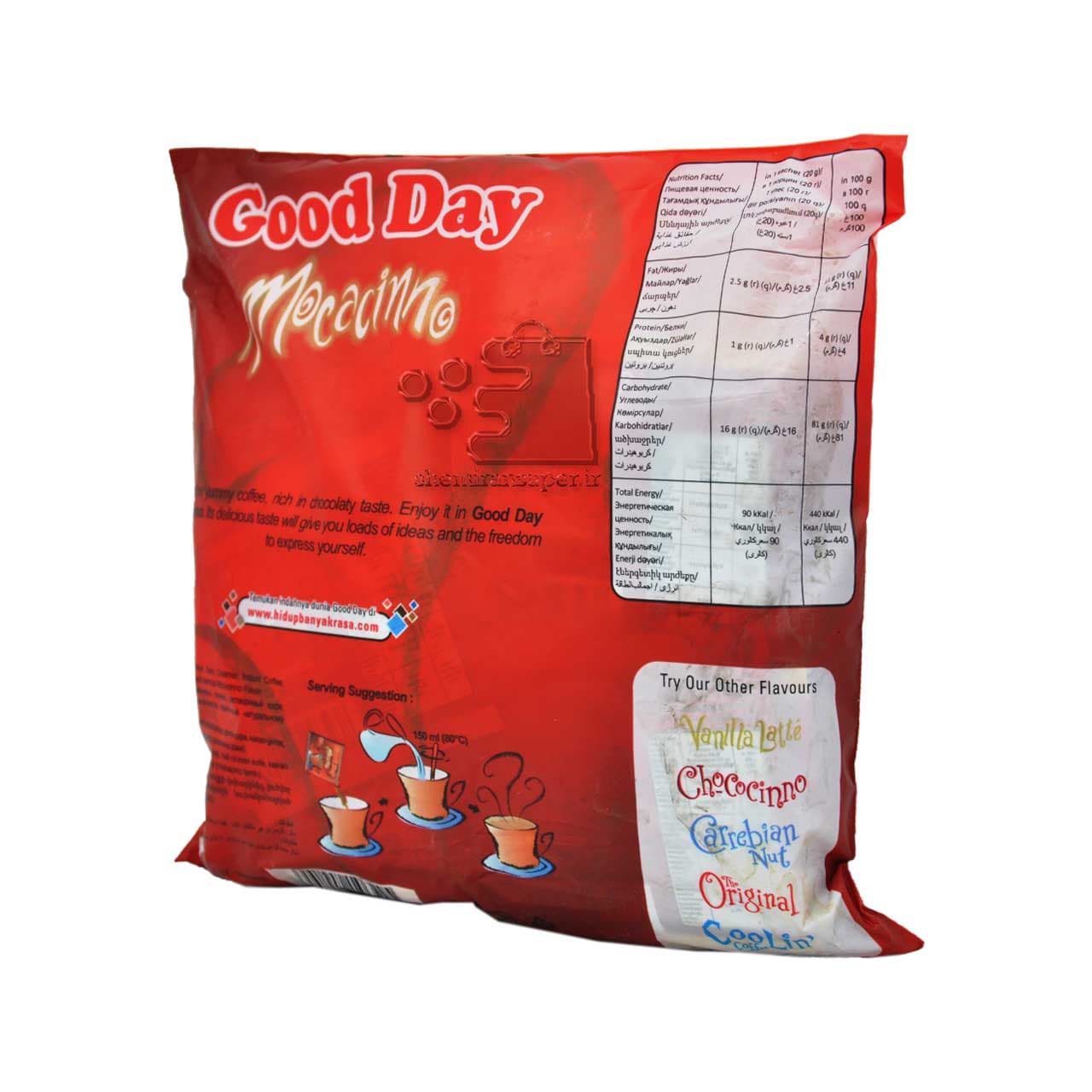 قهوه فوری موکا ( موکاچینو ) ۶۰۰ گرم گود دی – good day — تصویر ۳