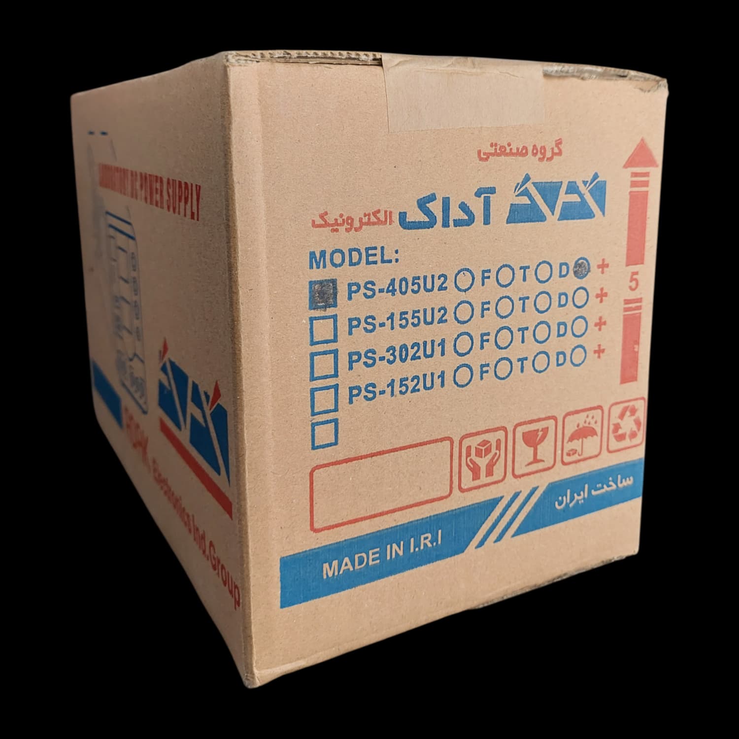 منبع تغذیه 40 ولت 5 آمپر ترانسی آداک ADAK PS-405U2 PLUS — تصویر ۲