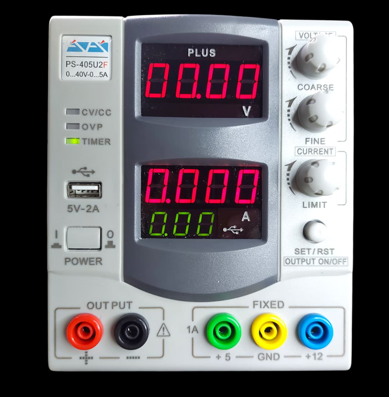 منبع تغذیه 40 ولت 5 آمپر ترانسی آداک ADAK PS-405U2F PLUS — تصویر ۵