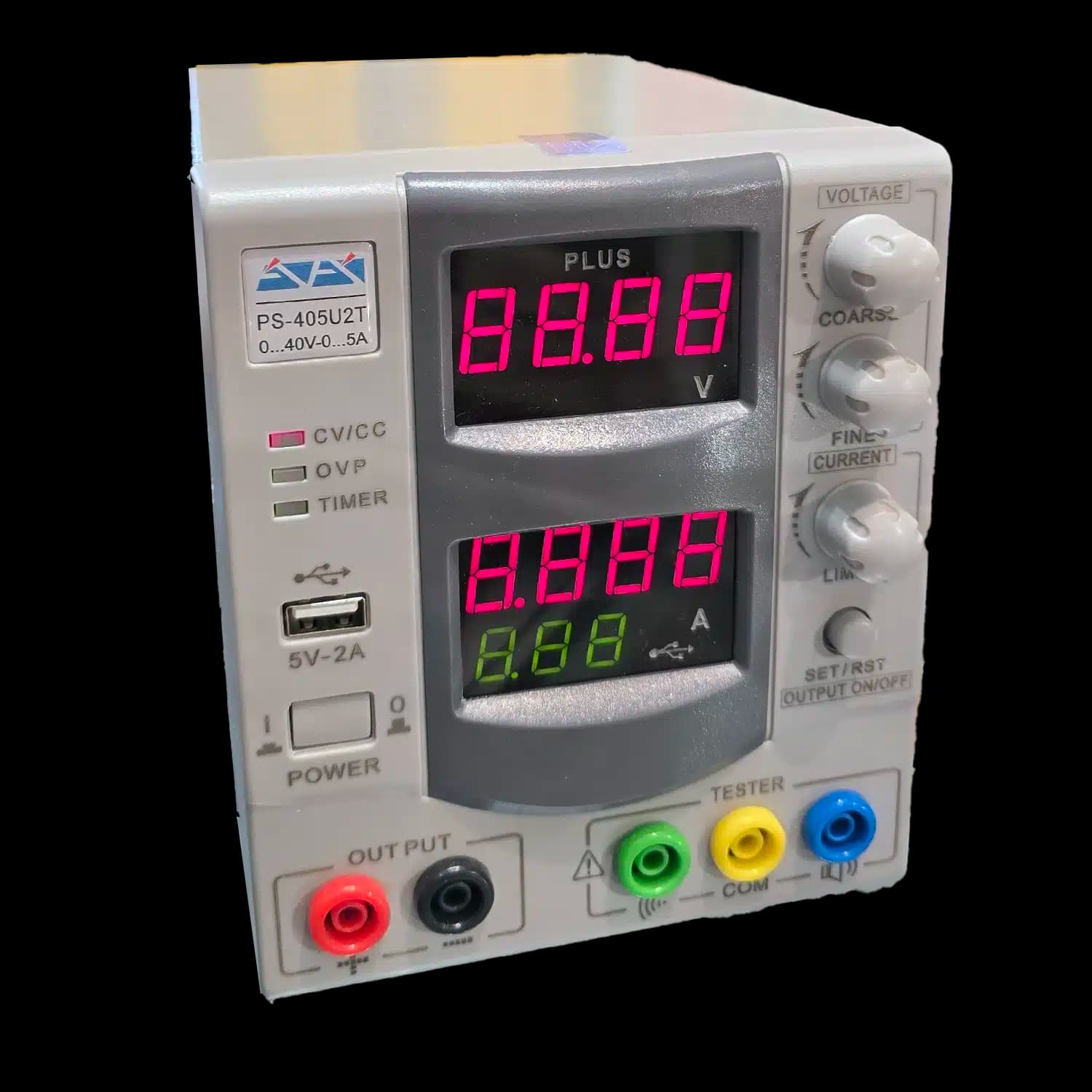 منبع تغذیه 40 ولت 5 آمپر ترانسی آداک ADAK PS-405U2T PLUS — تصویر ۳