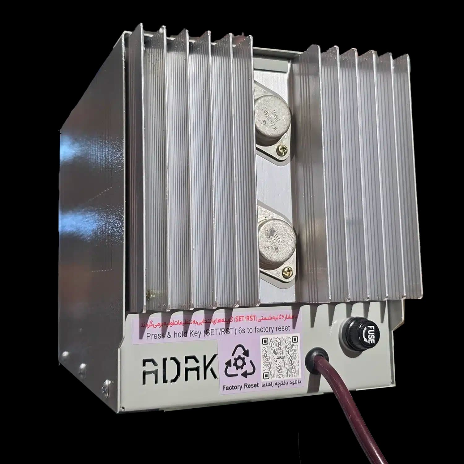 منبع تغذیه 40 ولت 5 آمپر ترانسی آداک ADAK PS-405U2T PLUS — تصویر ۸