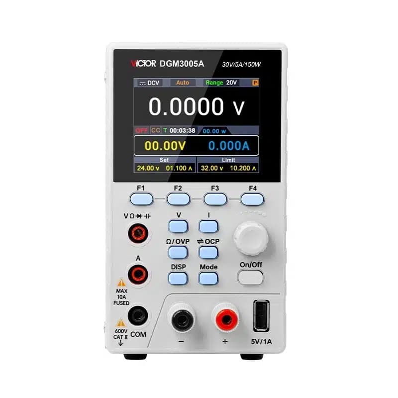 منبع تغذیه قابل برنامه نویسی ویکتور مدل Victor DGM-3005A