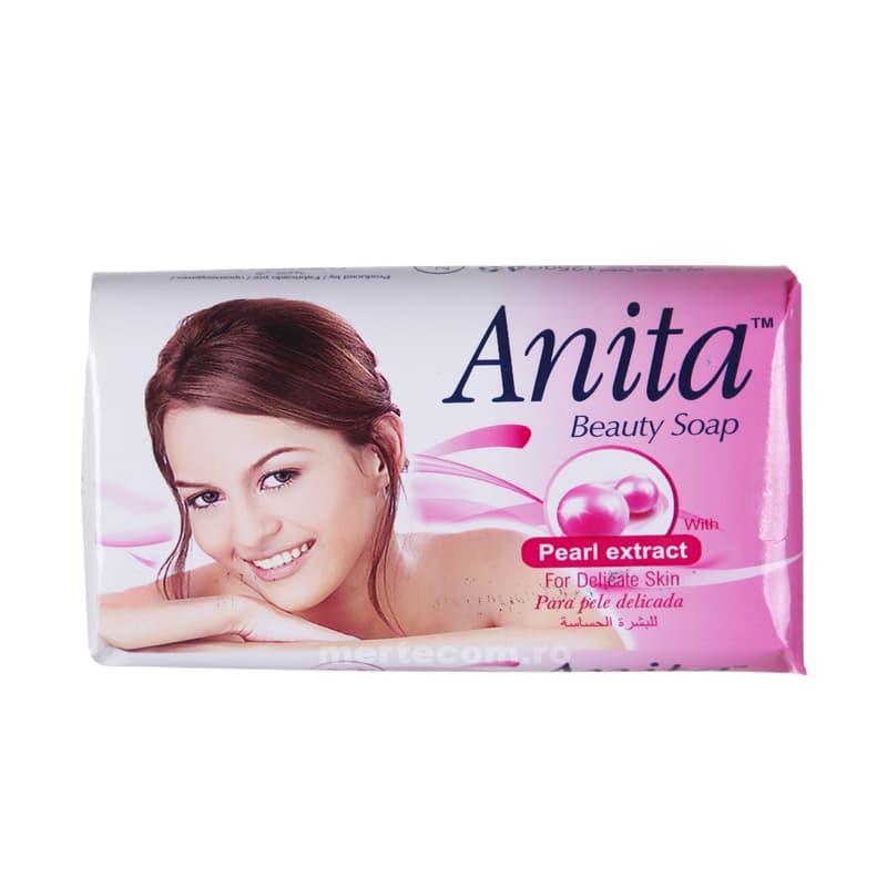 صابون آنیتا Anita عصاره مروارید Pearl extract بسته 6 عددی
