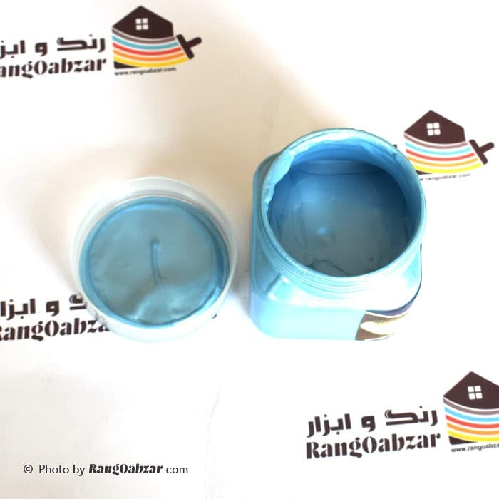 رنگ نقره آبی صدفی متالیک کارن 270 گرم — تصویر ۲
