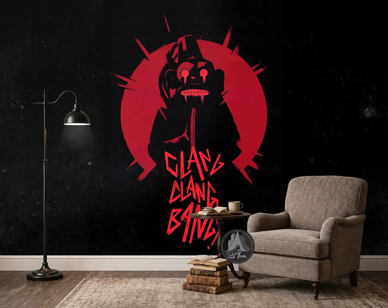 پوستر دیواری کالاف دیوتی زامبی طرح مانکی بمب با دایره سرخ Clap and Bang کد DA-(7089) | دکور گیم نت — تصویر ۶