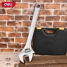 آچار فرانسه دلی مدل DL018A سایز 18 اینچ — تصویر ۵