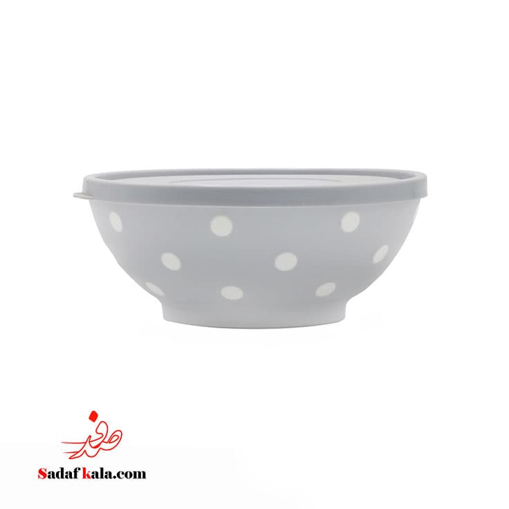 کاسه خالدار گرد دربدار 3 لیتر کادوس(8) — تصویر ۳