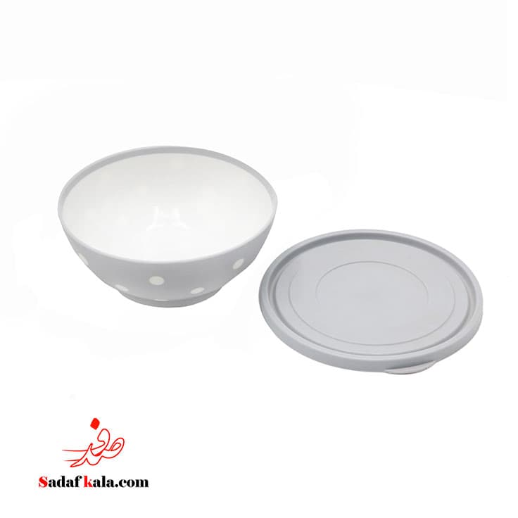 کاسه خالدار گرد دربدار 3 لیتر کادوس(8) — تصویر ۲