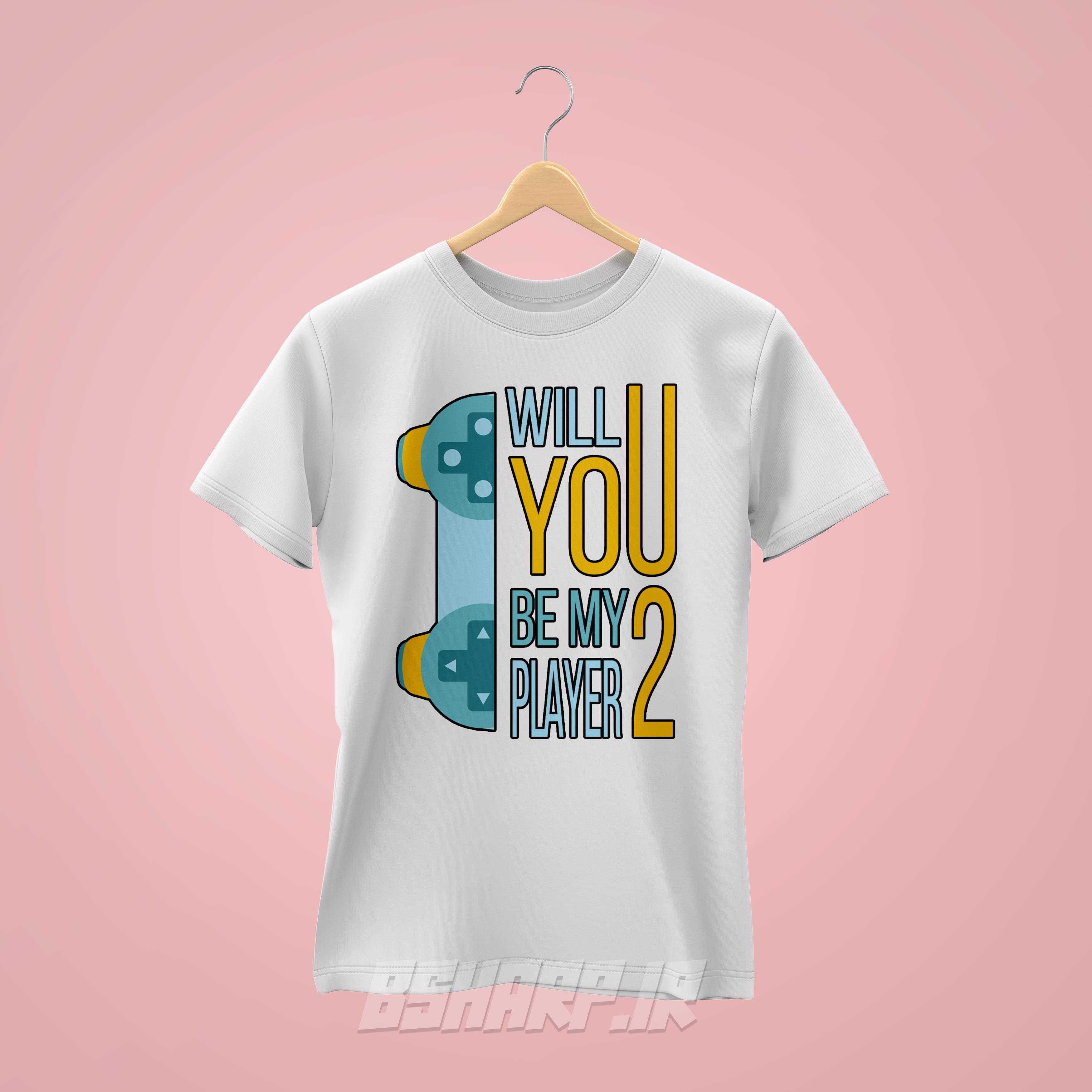 تیشرت Gamer طرح Be My Player 2 — تصویر ۲