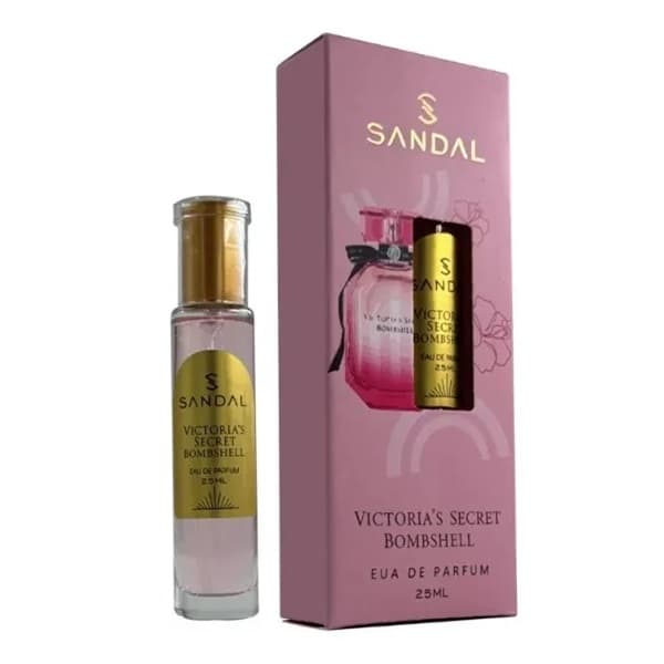 عطر جیبی زنانه صندل مدل Victorias Secret Bombshell حجم 25 میلی لیتر | Sandal Victorias Secret Bombshell Eau De Parfum For Women 25 ml
