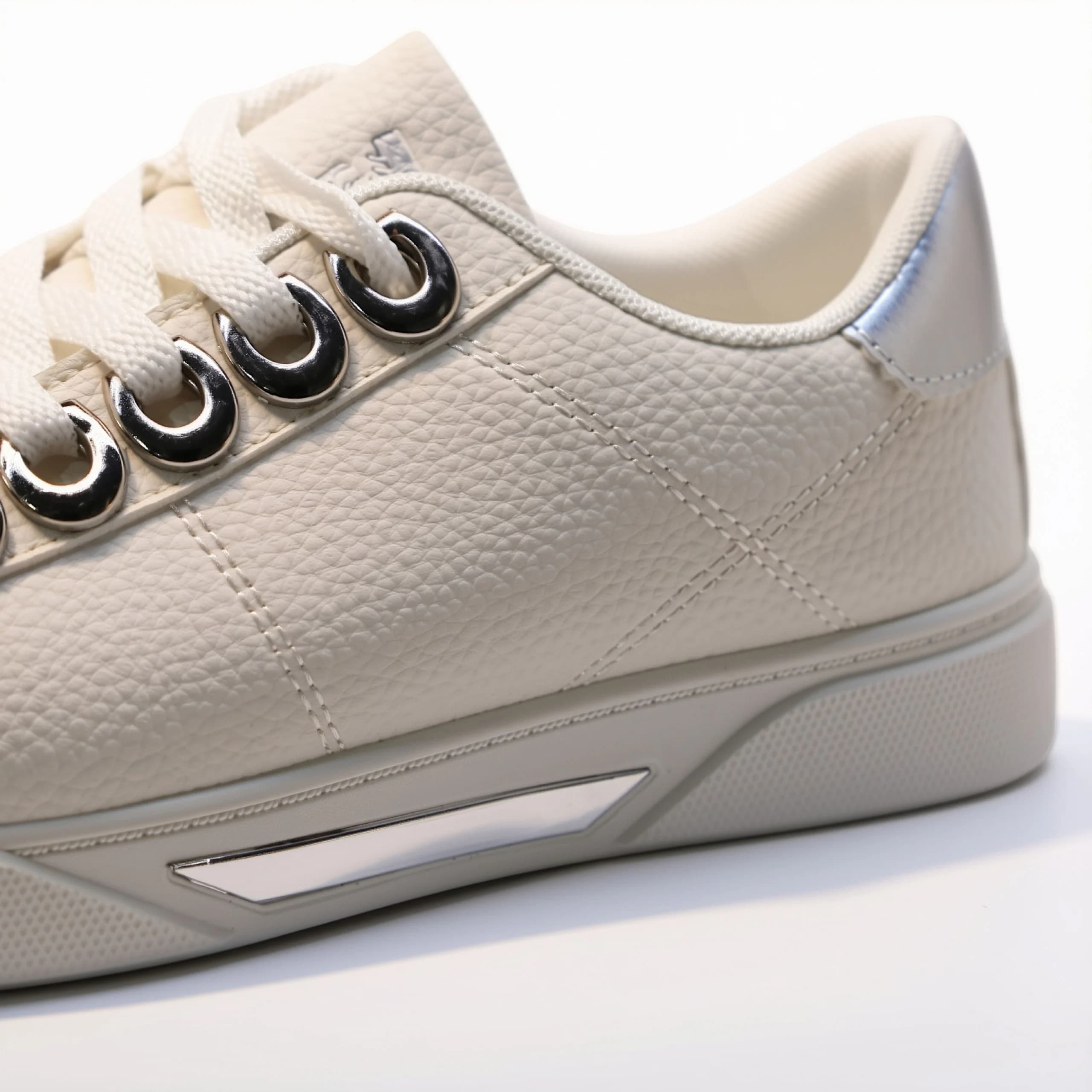 کتونی ونس سفید نقره ای vans white silver – kshoes — تصویر ۵