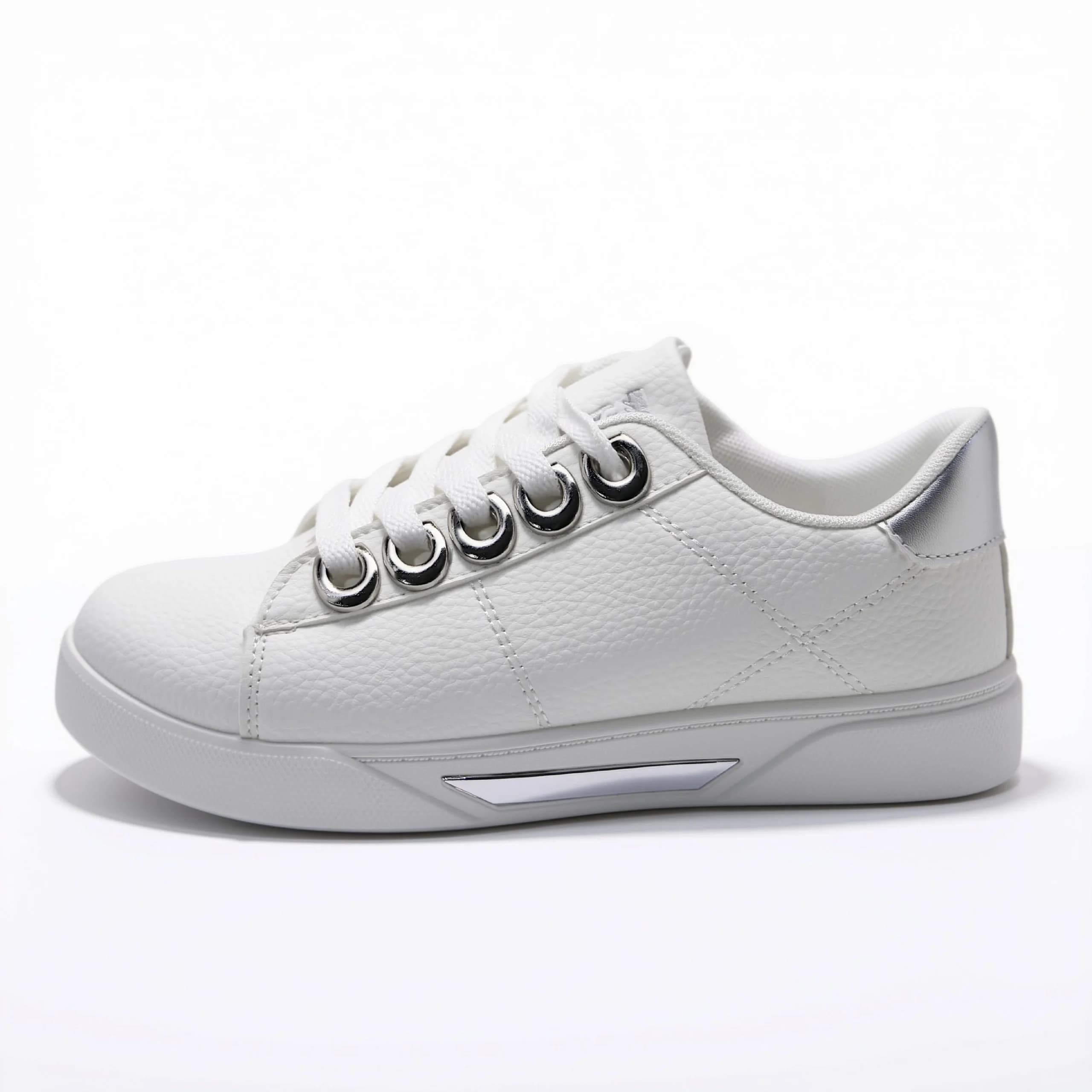 کتونی ونس سفید نقره ای vans white silver – kshoes