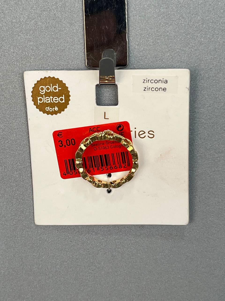 حلقه روکش طلا از برند Accessorise