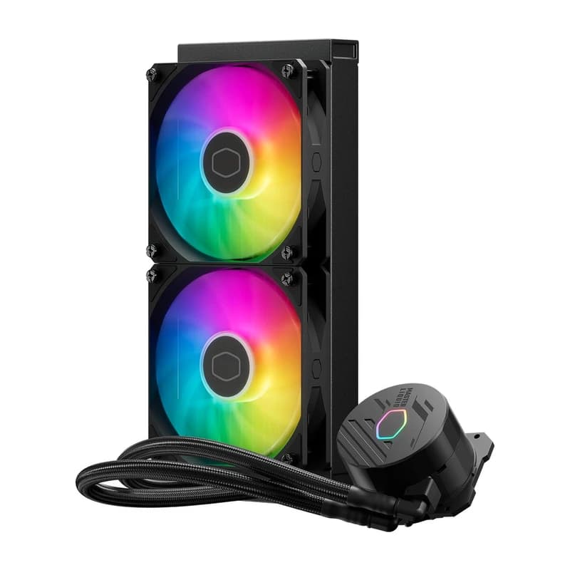 فن watercooling برند COOLERMASTER مدل MASTERLIQUID 240L CORE WHITE — تصویر ۲