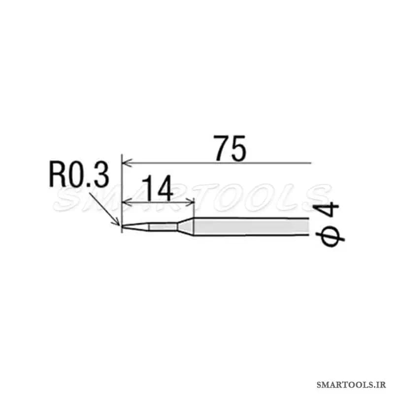 نوک هویه 20 وات مدل R-48SB اورجینال گات GOOT — تصویر ۳
