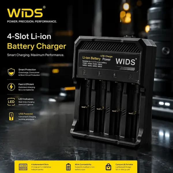 شارژر باتری ویدز مدل MS-5D84A — تصویر ۳