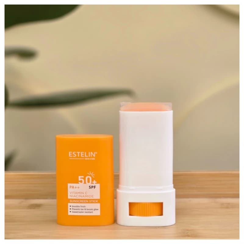 کرم ضد افتاب بی رنگ استیکی صورت استیلن SPF 50 مدل ویتامین C مناسب برای انواع پوست حجم 55 میلی لیتر — تصویر ۲