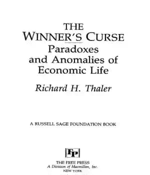 دانلود کتاب The Winner s Curse Paradoxes and Anomalies of Economic Life Richard H Thaler Russel Sage Foundation Book The…