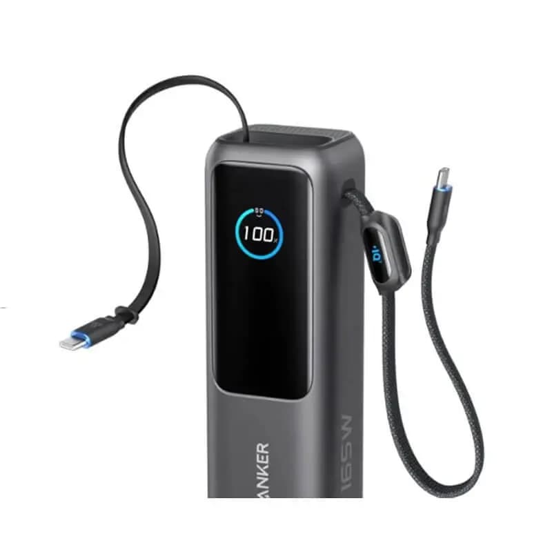 پاوربانک 165W انکر مدل Zolo-A1695 با ظرفیت 25000 میلی‌ آمپر ساعت — تصویر ۳