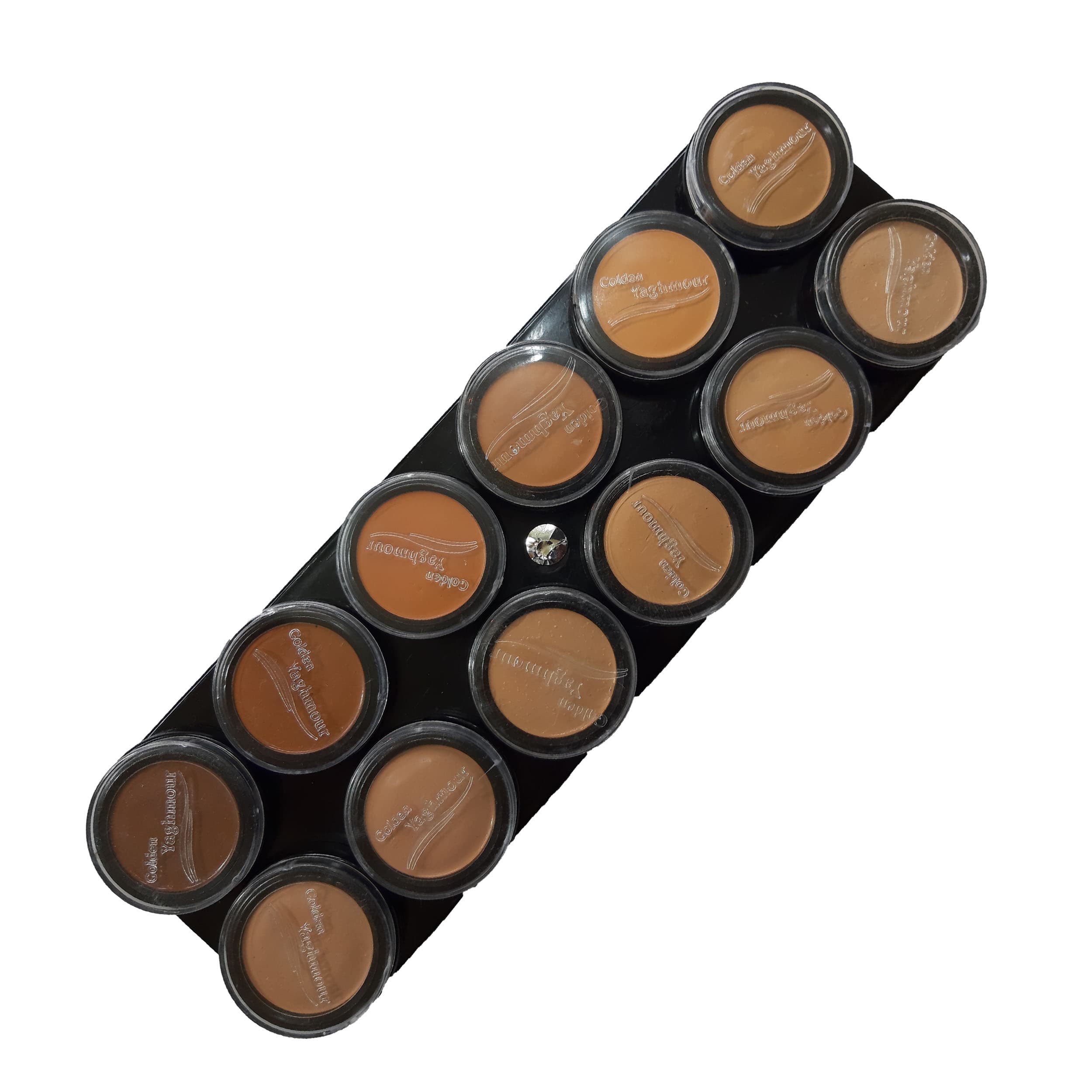 آرایش صورت پالت گریم و کانتورینگ گلدن یاغمور مدل H 1 — تصویر ۲