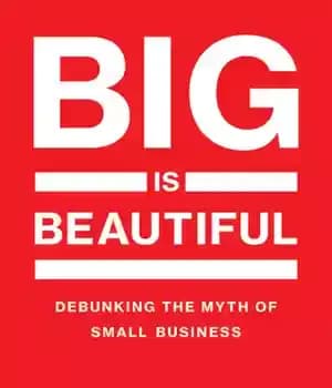 دانلود کتاب Big Is Beautiful: Debunking the Myth of Small Business – بزرگ زیباست: از بین بردن افسانه کسب و…