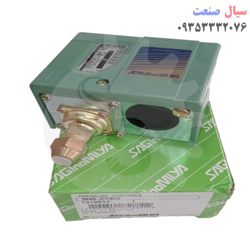 پرشر سوئیچ ساگی نامی مدل Sns-c120x فشار 20 بار