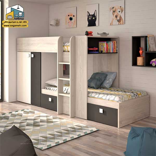 تخت خواب دوطبقه کد BTDP65