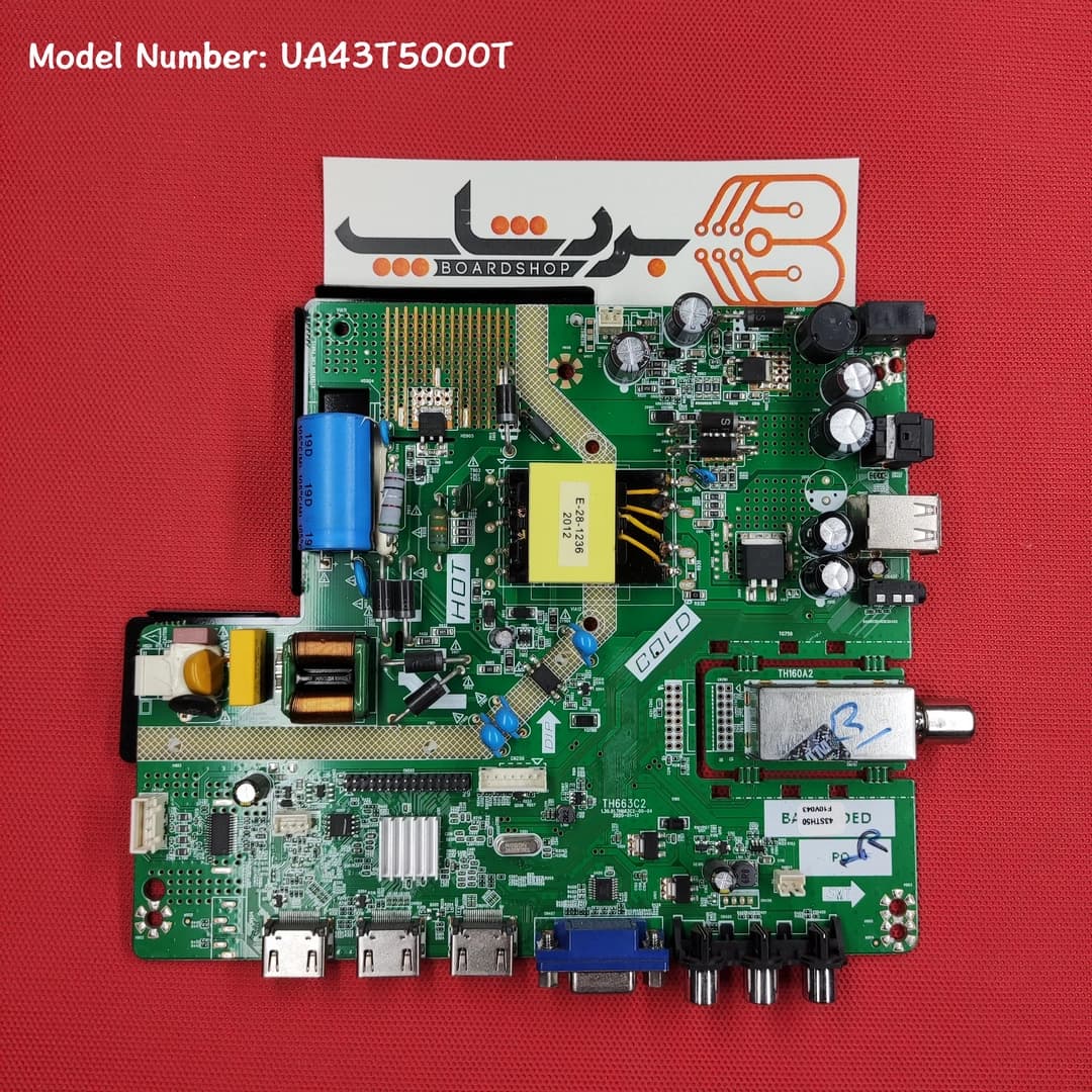 برد مین اصلی تلویزیون سام UA43T5000T
